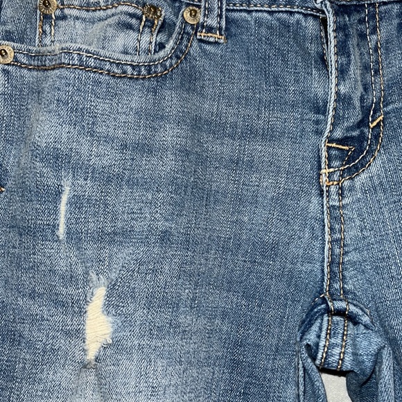 Aeropostale Distressed Boyfriend Jeans Size 000 - Picture 6 of 15